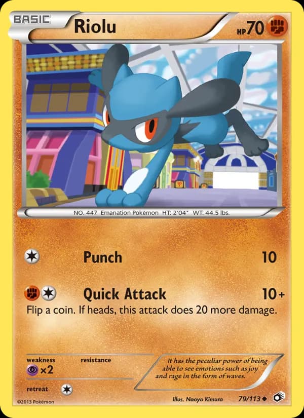 Riolu — Legendary Treasures, Uncommon