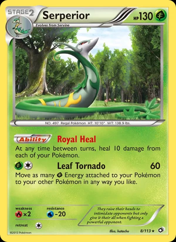 Serperior — Legendary Treasures, Rare