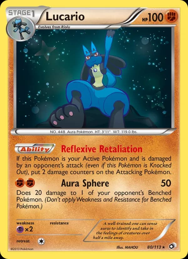 Lucario — Legendary Treasures, Rare