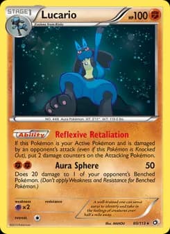 Lucario — Legendary Treasures — Rare