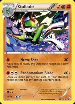 Gallade — Legendary Treasures — Rare