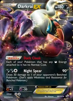 Darkrai-EX — Legendary Treasures — Rare