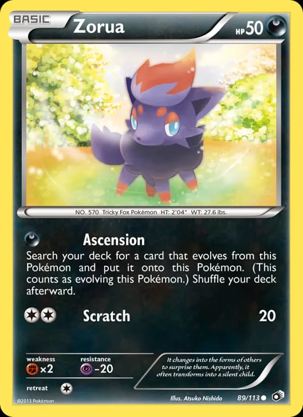 Zorua — Legendary Treasures, Common
