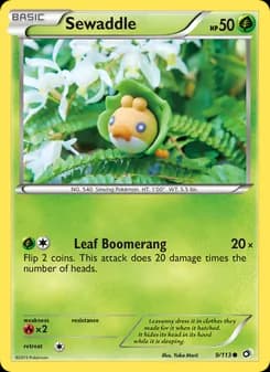 Sewaddle — Legendary Treasures — Common