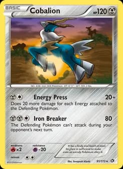 Cobalion — Legendary Treasures — Rare