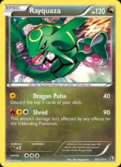 Rayquaza — Legendary Treasures — Rare