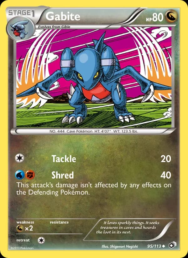 Gabite — Legendary Treasures, Uncommon