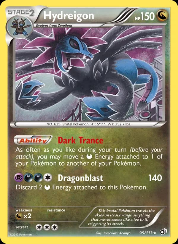 Hydreigon — Legendary Treasures, Rare