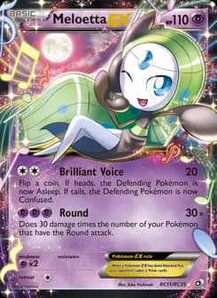 Meloetta-EX — Legendary Treasures — Rare