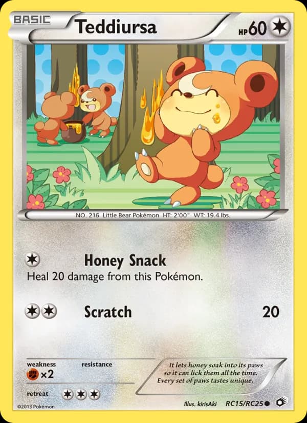 Teddiursa — Legendary Treasures, Common