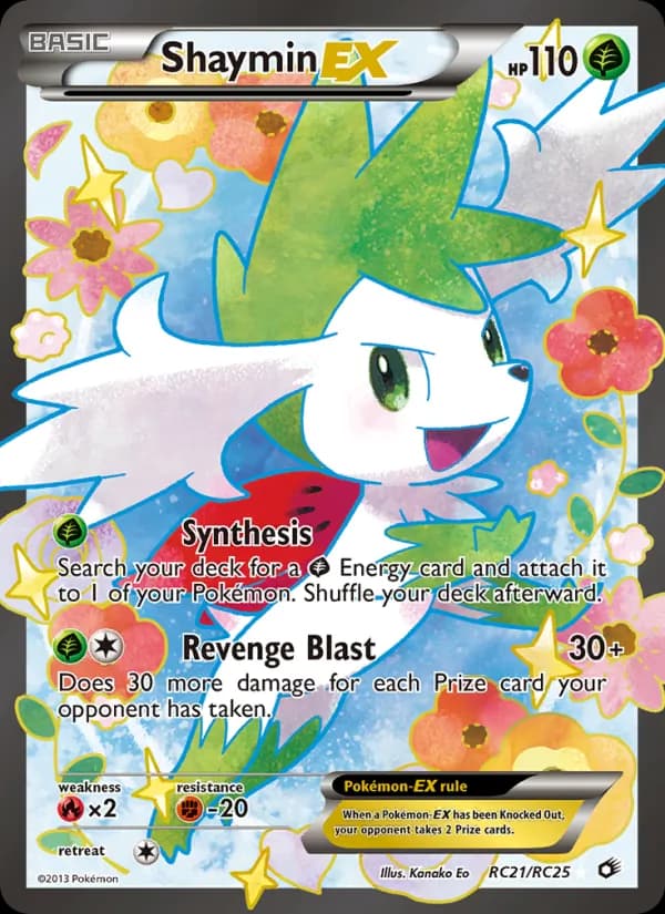 Shaymin-EX — Legendary Treasures, Ultra Rare