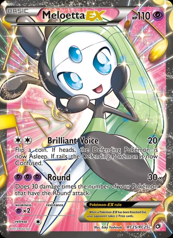 Meloetta-EX — Legendary Treasures, Ultra Rare