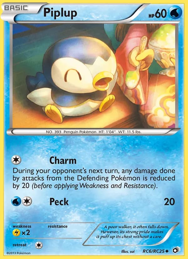 Piplup — Legendary Treasures, Uncommon