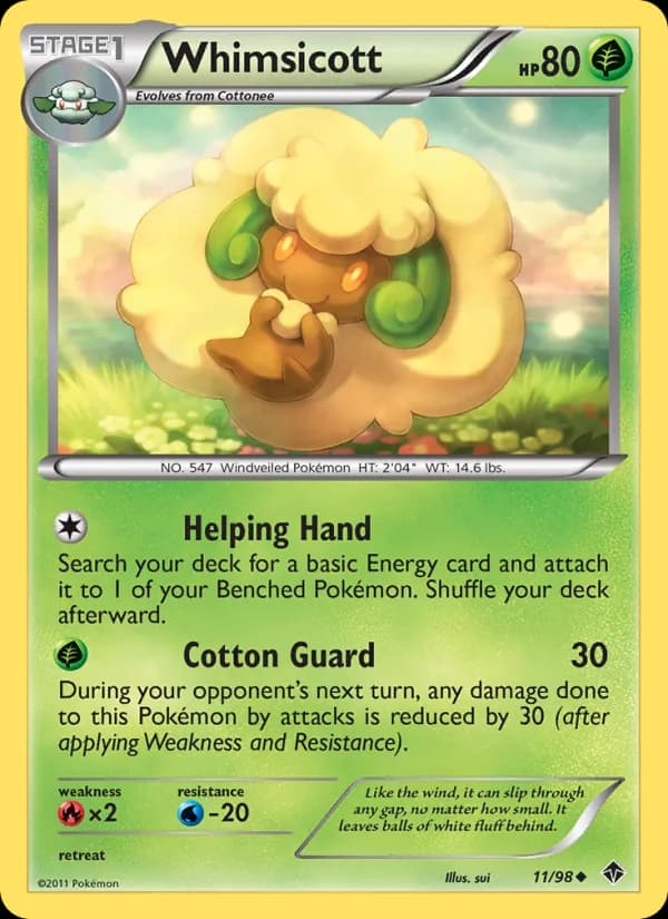 Whimsicott — Emerging Powers, Uncommon