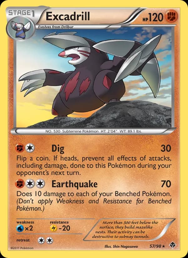 Excadrill — Emerging Powers, Rare
