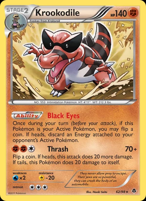 Krookodile — Emerging Powers, Rare