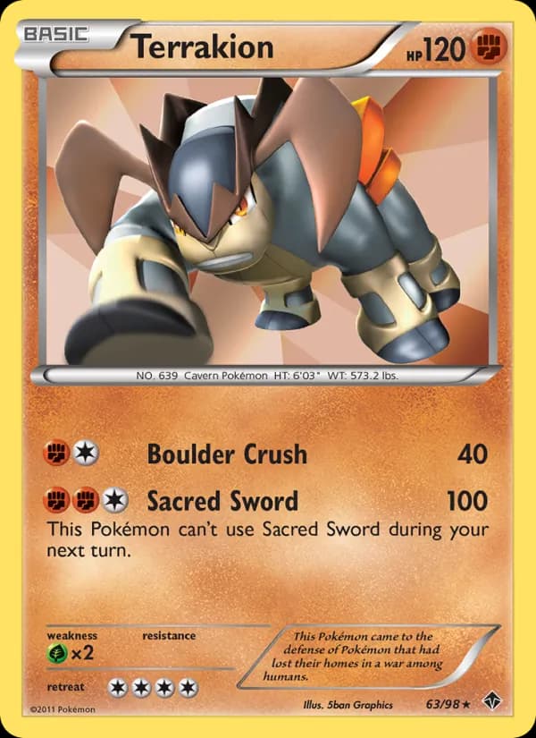 Terrakion — Emerging Powers, Rare