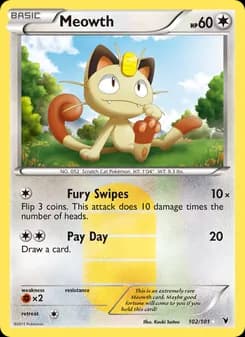 Meowth — Noble Victories — Secret Rare
