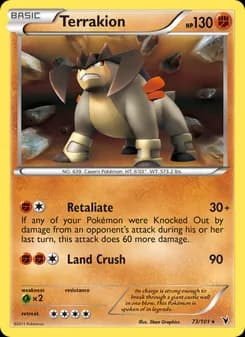 Terrakion — Noble Victories — Rare