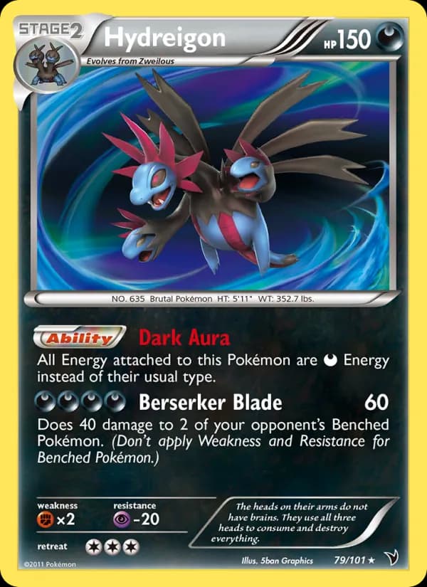 Hydreigon — Noble Victories, Rare