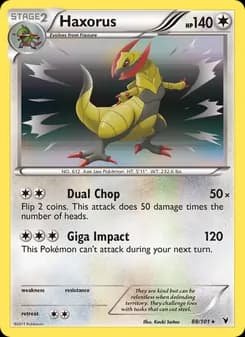 Haxorus — Noble Victories — Rare
