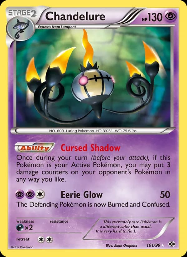 Chandelure — Next Destinies, Secret Rare