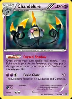 Chandelure — Next Destinies — Secret Rare