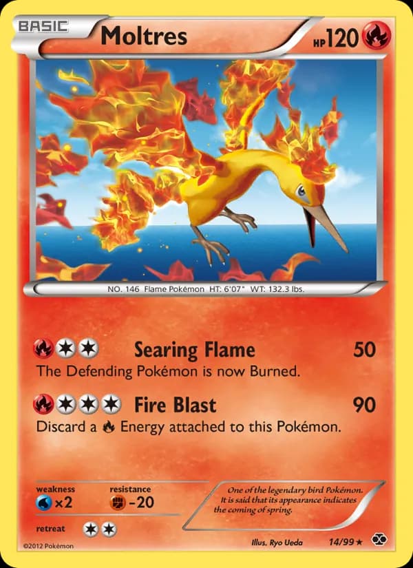 Moltres — Next Destinies, Rare