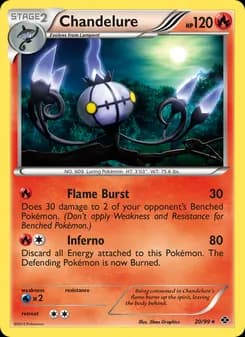 Chandelure — Next Destinies — Rare