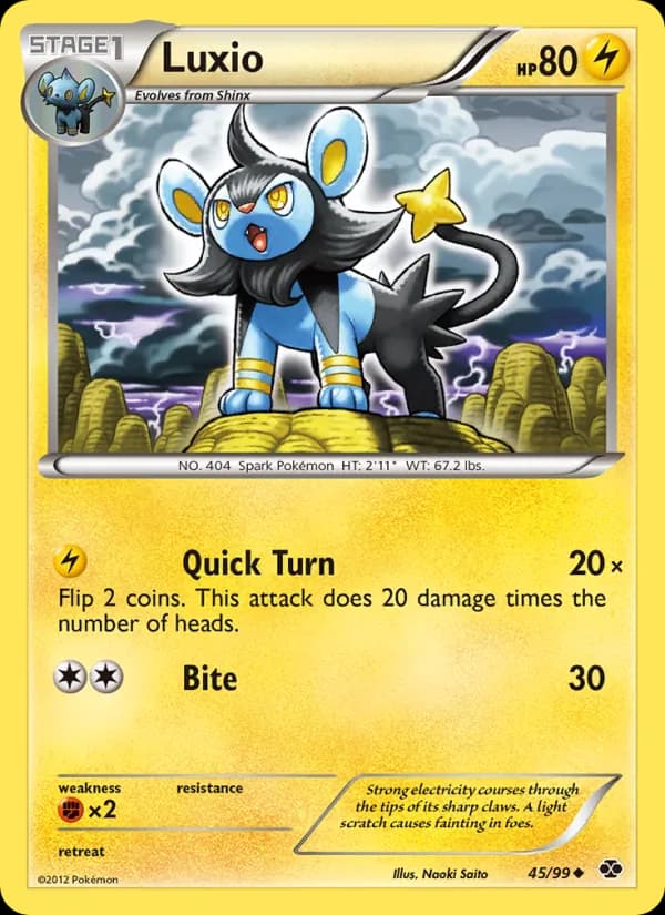 Luxio — Next Destinies, Uncommon
