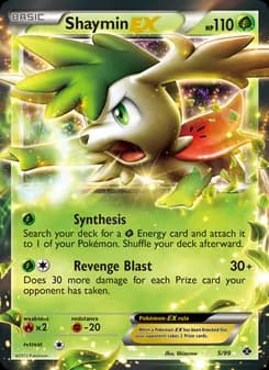 Shaymin-EX — Next Destinies — Rare