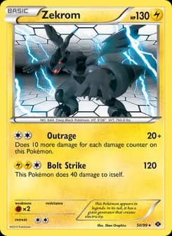Zekrom — Next Destinies — Rare