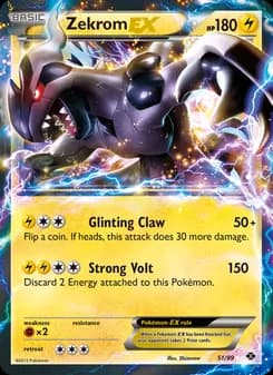 Zekrom-EX — Next Destinies — Rare