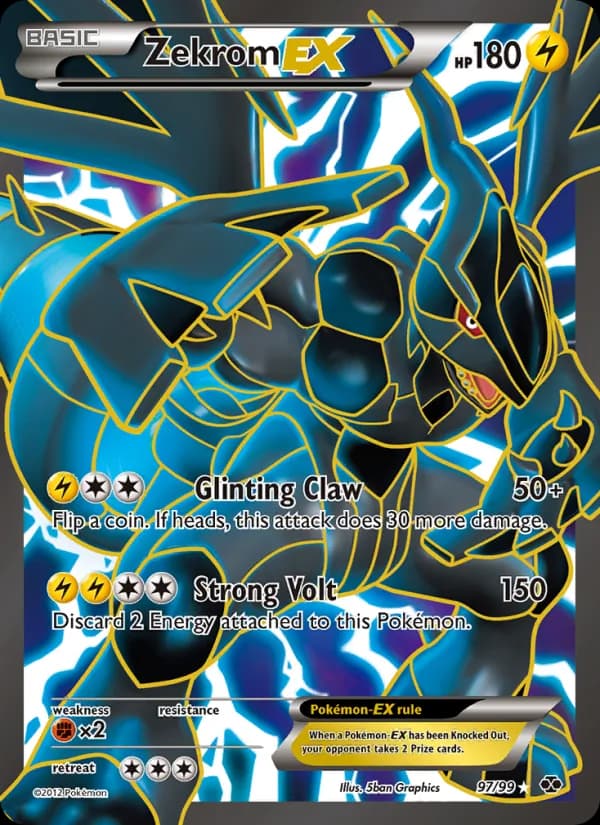 Zekrom-EX — Next Destinies, Ultra Rare