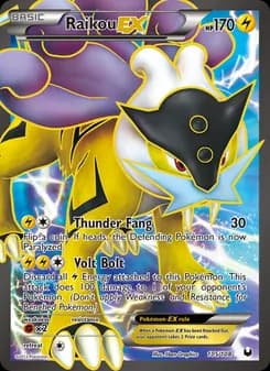 Raikou-EX — Dark Explorers — Ultra Rare