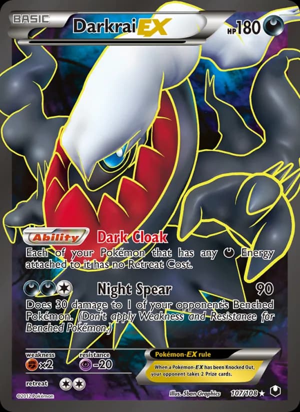 Darkrai-EX — Dark Explorers, Ultra Rare