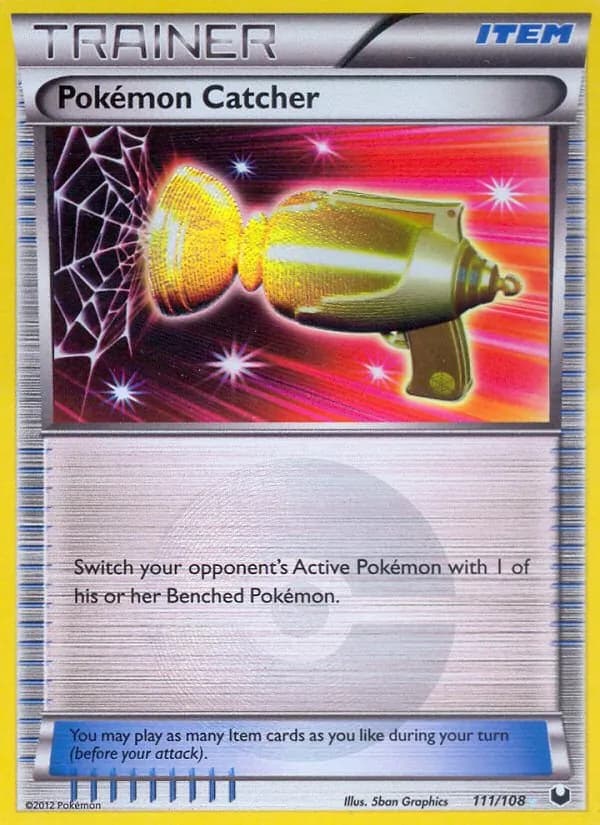 Pokémon Catcher — Dark Explorers, Secret Rare