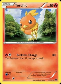 Torchic — Dark Explorers — Common