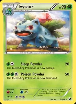 Ivysaur — Dark Explorers — Uncommon