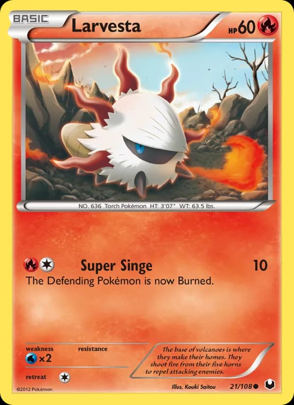 Larvesta — Dark Explorers, Common