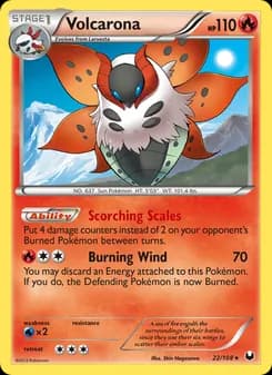 Volcarona — Dark Explorers — Rare