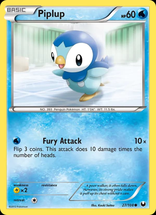 Piplup — Dark Explorers, Common