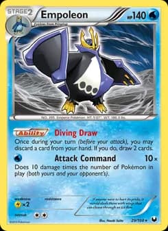 Empoleon — Dark Explorers — Rare