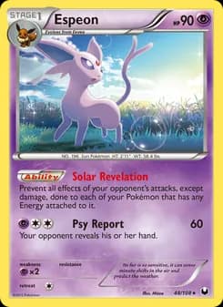 Espeon — Dark Explorers — Rare