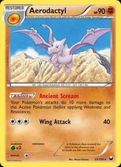 Aerodactyl — Dark Explorers — Rare