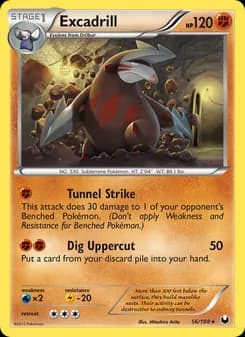 Excadrill — Dark Explorers — Rare