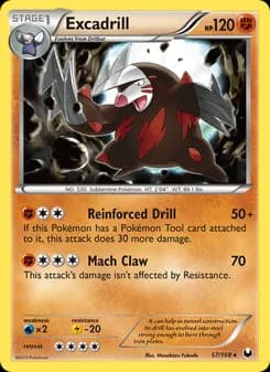 Excadrill — Dark Explorers — Rare