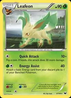 Leafeon — Dark Explorers — Rare