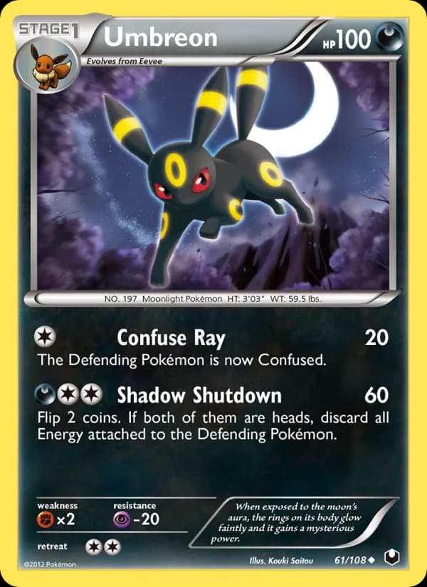 Umbreon — Dark Explorers, Uncommon