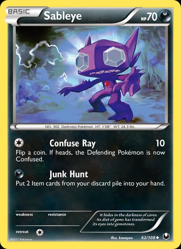 Sableye — Dark Explorers, Uncommon